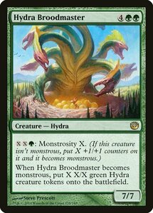 MTG ■緑/英語版■《ハイドラの繁殖主/Hydra Broodmaster》 ニクスへの旅 JOU