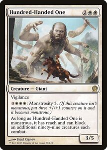 MTG ■白/英語版■《百手巨人/Hundred-Handed One》テーロス THS