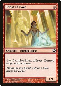 MTG ■赤/英語版■《イロアスの神官/Priest of Iroas》★FOIL★ テーロス THS