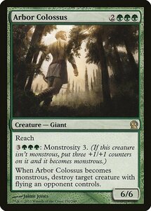 MTG ■緑/英語版■《高木の巨人/Arbor Colossus》★FOIL★ テーロス THS