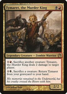 MTG ■金/英語版■《殺人王、ティマレット/Tymaret, the Murder King》テーロス THS