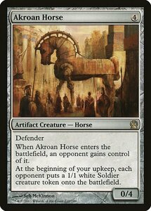 MTG ■無/英語版■《アクロスの木馬/Akroan Horse》テーロス THS