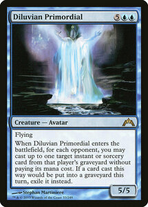 MTG ■青/英語版■ 《氾濫の始源体/Diluvian Primordial》ギルド門侵犯 GTC