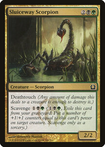 MTG ■金/英語版■ 《水路の蠍/Sluiceway Scorpion》★FOIL★ ラヴニカへの回帰 RTR