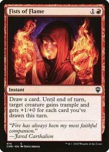 MTG ■赤/英語版■ 《炎の拳/Fists of Flame》統率者レジェンズ統率者デッキ CMD