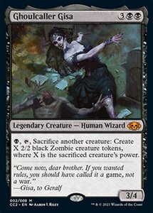 MTG ■黒/英語版■ 《グール呼びのギサ/Ghoulcaller Gisa》》★FOIL★CommanderCollection: Black CC2