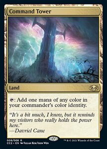 MTG ■黒/英語版■ 《統率の塔/Command Tower》★FOIL★CommanderCollection: Black CC2