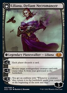 MTG ■黒/英語版■ 《異端の癒し手、リリアナ/Liliana, Heretical Healer》★FOIL★CommanderCollection: Black CC2