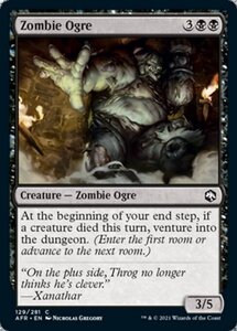 MTG ■黒/英語版■ 《ゾンビ・オーガ/Zombie Ogre》フォーゴトン・レルム探訪　AFR