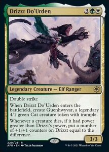 MTG ■金/英語版■ 《ドリッズト・ドゥアーデン/Drizzt Do'Urden》フォーゴトン・レルム探訪　AFR