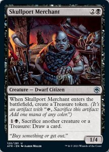 MTG ■黒/英語版■ 《スカルポートの商人/Skullport Merchant》フォーゴトン・レルム探訪　AFR