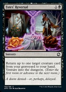 MTG ■黒/英語版■ 《悲運の逆転/Fates' Reversal》フォーゴトン・レルム探訪　AFR