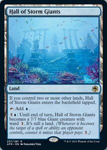 MTG ■土地/英語版■ 《ストーム・ジャイアントの聖堂/Hall of Storm Giants》フォーゴトン・レルム探訪　AFR