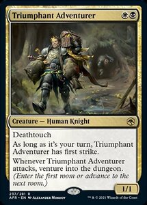 MTG ■金/英語版■ 《勝利した冒険者/Triumphant Adventurer》フォーゴトン・レルム探訪　AFR