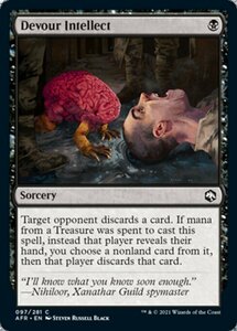 MTG ■黒/英語版■ 《知性喰らい/Devour Intellect》★FOIL★フォーゴトン・レルム探訪　AFR