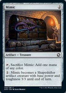 MTG ■無/英語版■ 《ミミック/Mimic》★FOIL★フォーゴトン・レルム探訪　AFR