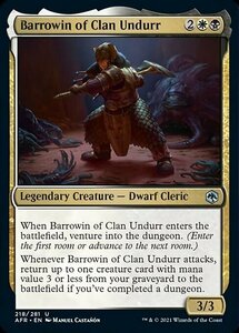 MTG ■金/英語版■ 《ウンドゥル族のバローウィン/Barrowin of Clan Undurr》フォーゴトン・レルム探訪　AFR