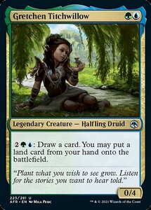 MTG ■金/英語版■ 《グレッチェン・ティッチウィロー/Gretchen Titchwillow》フォーゴトン・レルム探訪　AFR