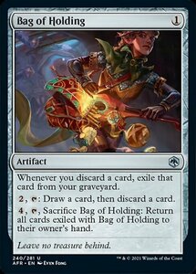 MTG ■無/英語版■ 《保有の鞄/Bag of Holding》★FOIL★フォーゴトン・レルム探訪　AFR