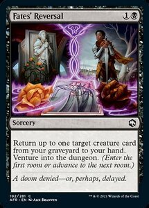 MTG ■黒/英語版■ 《悲運の逆転/Fates' Reversal》★FOIL★フォーゴトン・レルム探訪　AFR