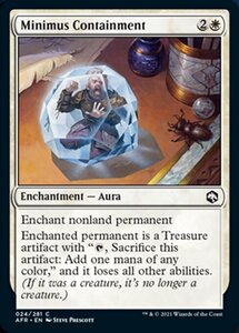 MTG ■白/英語版■ 《幽閉/Minimus Containment》★FOIL★フォーゴトン・レルム探訪　AFR