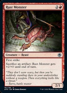 MTG ■赤/英語版■ 《ラスト・モンスター/Rust Monster》フォーゴトン・レルム探訪　AFR