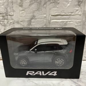 トヨタ TOYOTA 新型RAV4 ラブ4 アドベンチャー　非売品 ミニカー プルバックカー アッシュグレー×アティチュードブラックマイカ　SUV