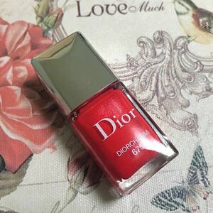 限定 ◆新品未使用◆ Dior ディオール ヴェルニ 675 コーラル ピンク オレンジ レッド ネイル マニキュア ラメ パール