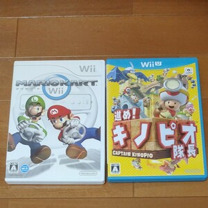 Wiiu キノピオ隊長とマリオカートWii(ジャンク)