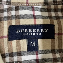 BURBERRY バーバリーロンドン 半袖シャツ 白 M 白シャツ ワンポイント_画像3