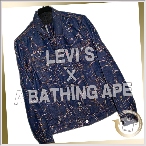 ヤフオク! -「リーバイス gジャン」(男性用) (ア ベイシング エイプ)の