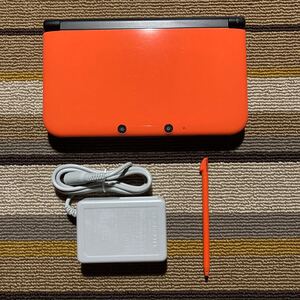 3DS ニンテンドー3DS LL 本体 リミテッドパック オレンジ × ブラック 充電器付き
