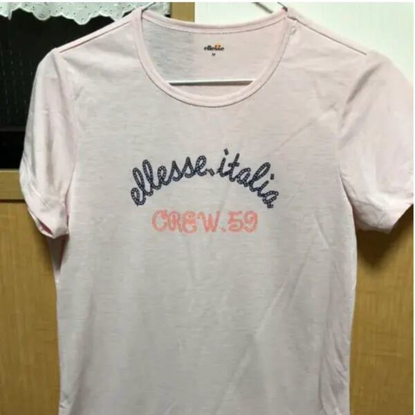新品同様 ellesse エレッセ Tシャツ ピンク M