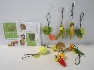 ♯Jpi18BJカプセルQベジコレ!野菜ストラップコレクション8種Corn♂KAIYODO海洋堂 ♀300円〓013721_b