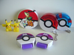 ♯Hqc25DlポケモンステーショナリーコレクションBW全6種消しゴム♂TAKARATOMYARTS♀200円〓009557_c