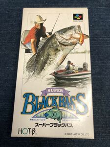 送料無料♪ 超美品♪ スーパーブラックバス スーパーファミコンソフト 箱説付き