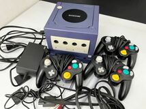 (523k2) Nintendo ゲームキューブ DOL-017 本体 コントローラー まとめ売り 動作未確認 任天堂 ゲーム_画像1