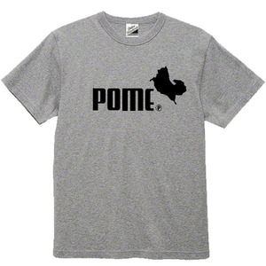 【パロディ灰M】5ozポメラニアン犬Tシャツ面白いおもしろうけるネタプレゼント送料無料・新品