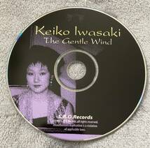 ♪【 CD JAZZ 】 ジャズピアノ ☆ Keiko Iwasaki 岩崎恵子 いわさき けいこ The Gentle Wind Piano 輸入盤 全10曲 収録 S.R.O.Records_画像3