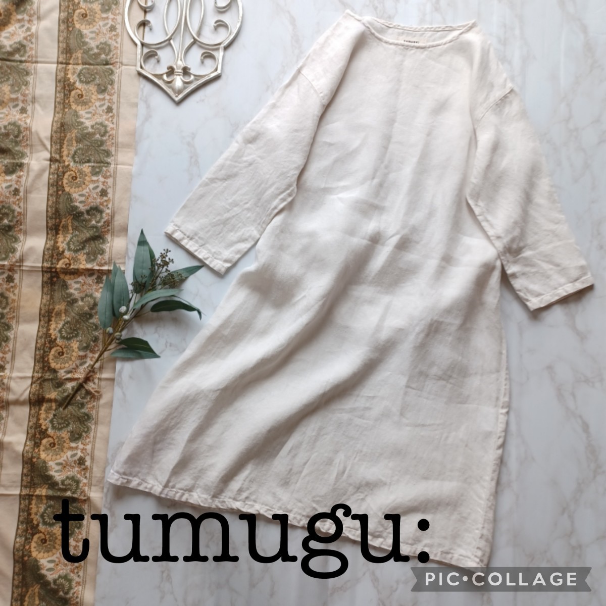 42%割引ホワイト系,FREE SIZE【送料関税無料】 TUMUGU ツムグ 2022 春