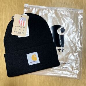 carhartt カーハート ニット帽 ニットキャップ 黒