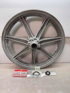 *Z633 new goods bearing & seal attached GX250 GX400 XS250 XS400 front wheel 1.85x18 large . cast 