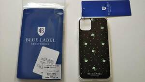 新品　BLUE LABEL CRESTBRIDGEブルーレーベルクレストブリッジ 　スマホケース 　 iPhone 11 Pro対応　ネイビー花柄　3850円