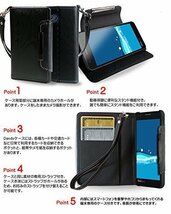 Qua Phone PX LGV33 手帳型ケース ピンク(無地)au エーユー lgv33 simフリー ストラップ付 カード収納付スマホケース_画像3