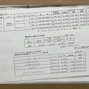 トヨタ ハイラックスサーフ特別仕様車SSR-X/V LIMITED カタログ 型式Y-KZN130W 1993年10月発行の画像4