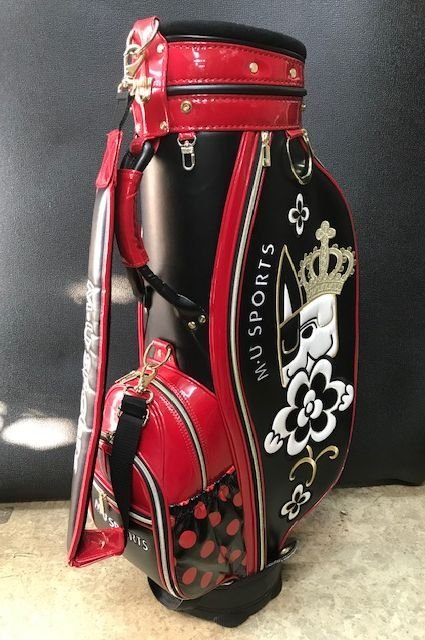 ととても】 ヤフオク! - M・U・SPORTS ミエコウエサコ ゴルフバッグ 黒
