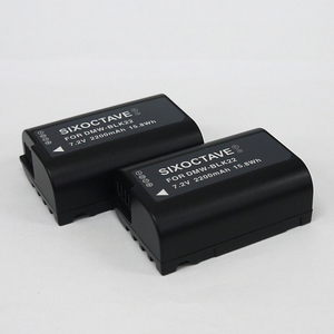 DMW-BLK22　Panasonic　互換バッテリー　2個　純正充電器で充電可能　DC-S5　LUMIX S5　DC-GH6