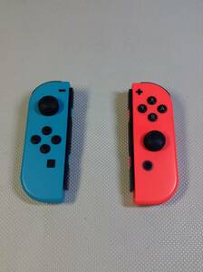 A2662*Nintendo nintendo switch Switch Joy navy blue set neon blue neon red HAC-015 HAC-016 electrification verification [ Junk ]