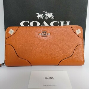 新品未使用 coach コーチ オレンジ 財布