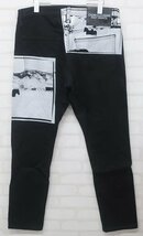 3P0095/CALVIN KLEIN JEANS ANDY WARHOL ペイントストレッチブラックデニム J312092 カルバンクラインジーンズ アンディウォーホル_画像3